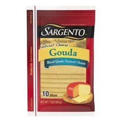 Sargento Sliced Gouda Natural Cheese, 10 slices