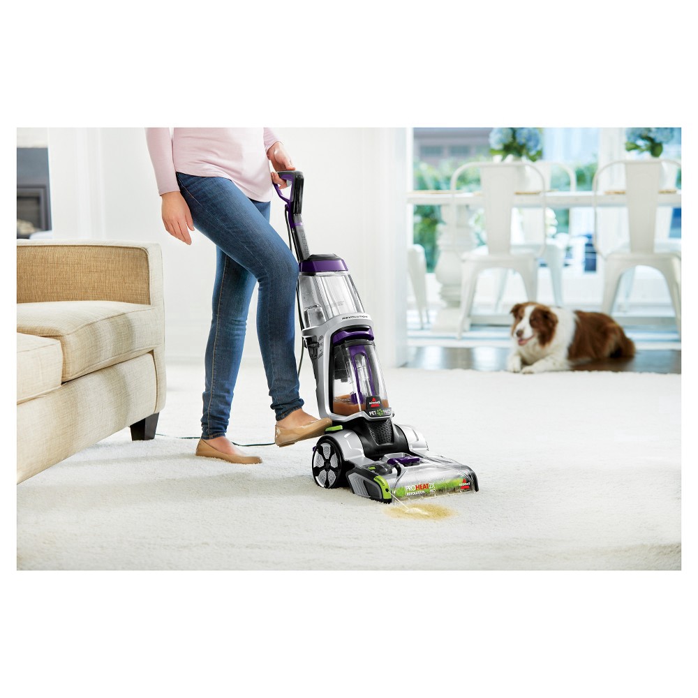 slide 21 of 25, Bissell Proheat 2X Revolution Pet Pro Carpet Cleaner - Silver/Purple, 1 ct