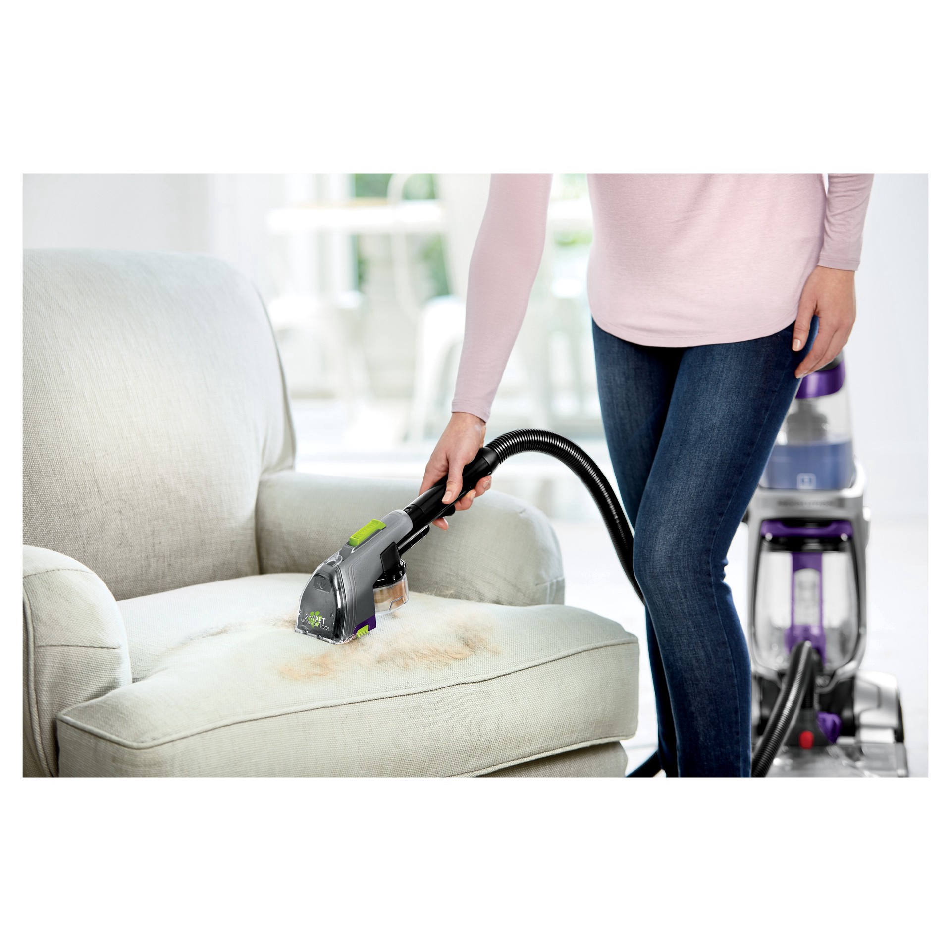 slide 13 of 25, Bissell Proheat 2X Revolution Pet Pro Carpet Cleaner - Silver/Purple, 1 ct