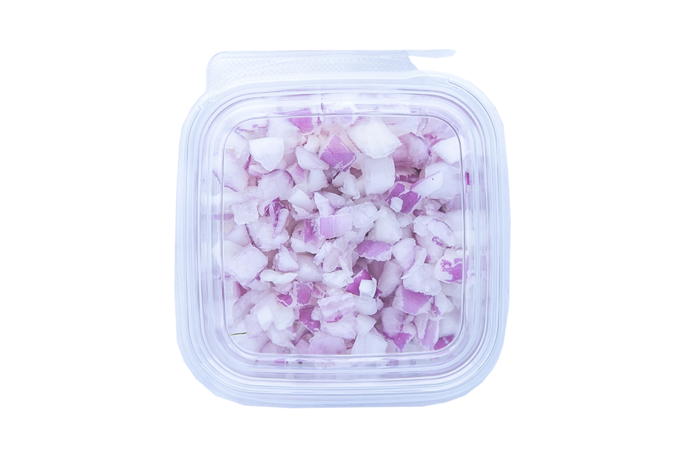 slide 1 of 1, Diced Red Onions, 7 oz