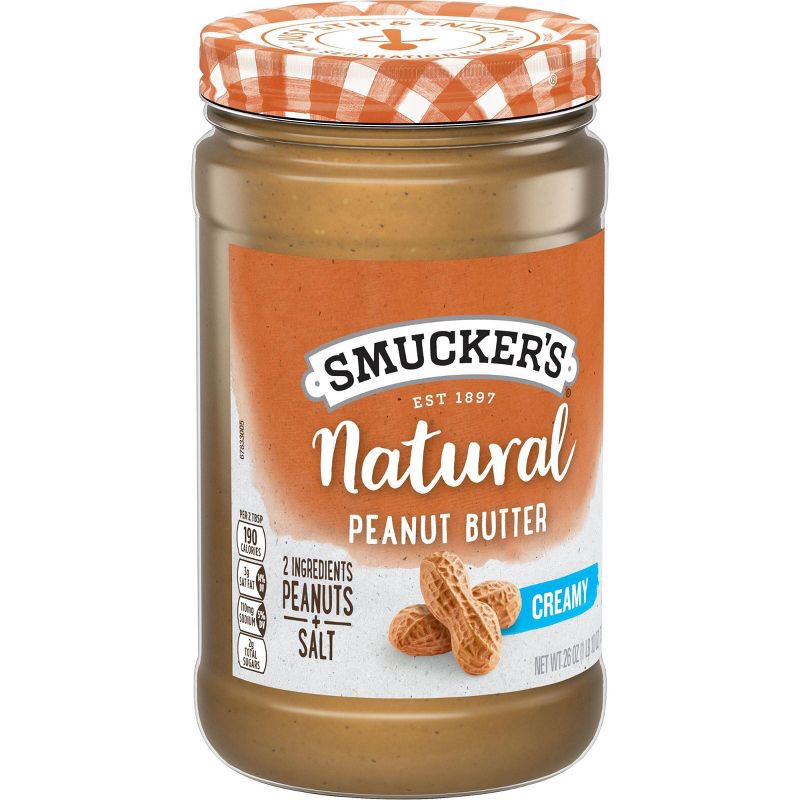 Smucker's Natural Stir Creamy Peanut Butter - 26oz 26 Oz | Shipt