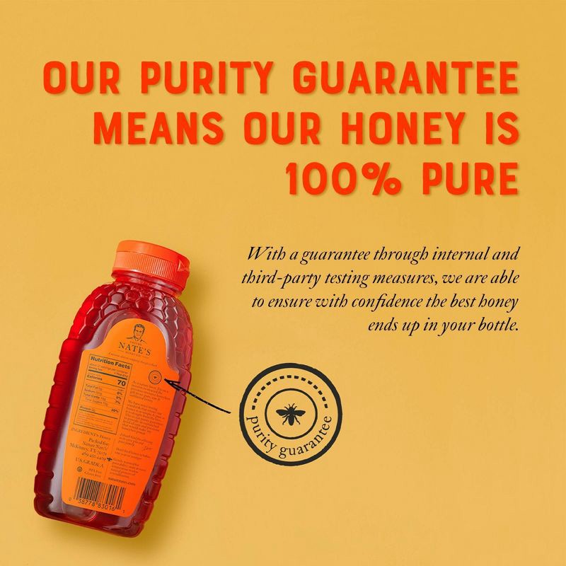 slide 7 of 7, Nature Nate's 100% Pure Raw and Unfiltered Honey – 32oz, 32 oz