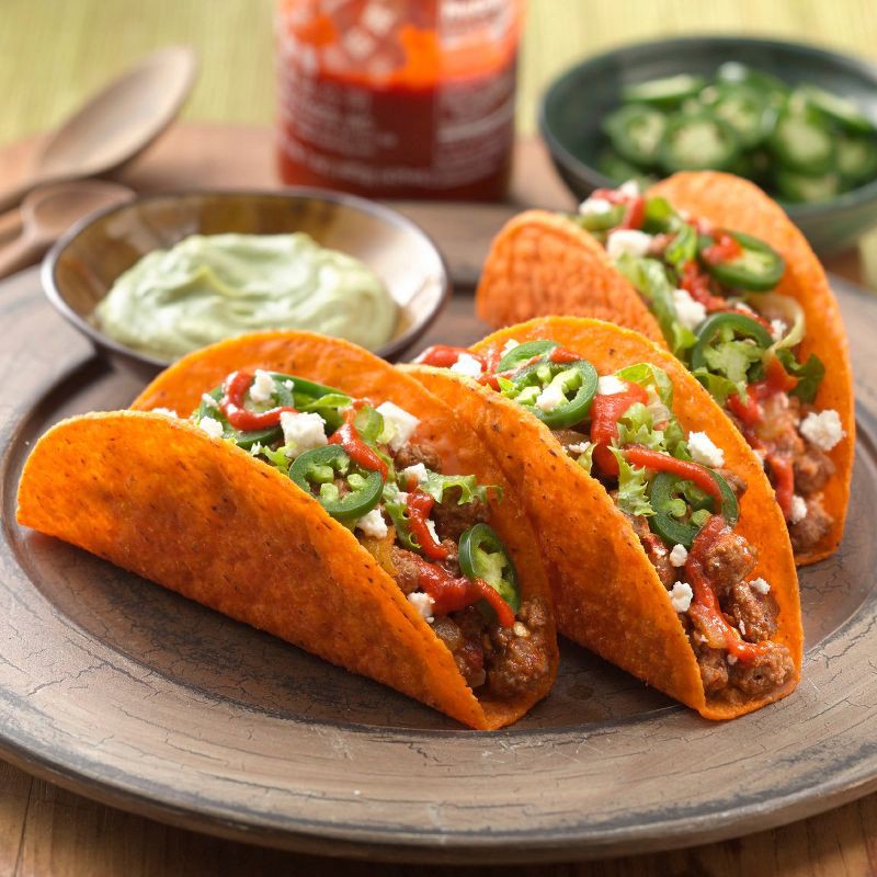 slide 7 of 8, Old El Paso Gluten Free Bold Nacho Cheese Taco Shells - 5.4oz, 5.4 oz