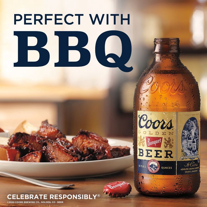 slide 4 of 7, Coors Banquet Lager Beer - 6pk/12 fl oz Bottles, 6 ct; 12 fl oz