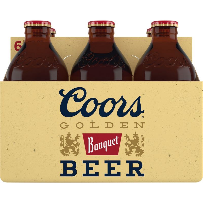slide 5 of 7, Coors Banquet Lager Beer - 6pk/12 fl oz Bottles, 6 ct; 12 fl oz