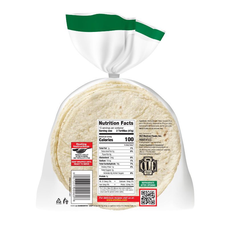 slide 2 of 5, La Banderita Gluten Free Corn Tortillas - 24.9oz/30ct, 24.9 oz, 30 ct