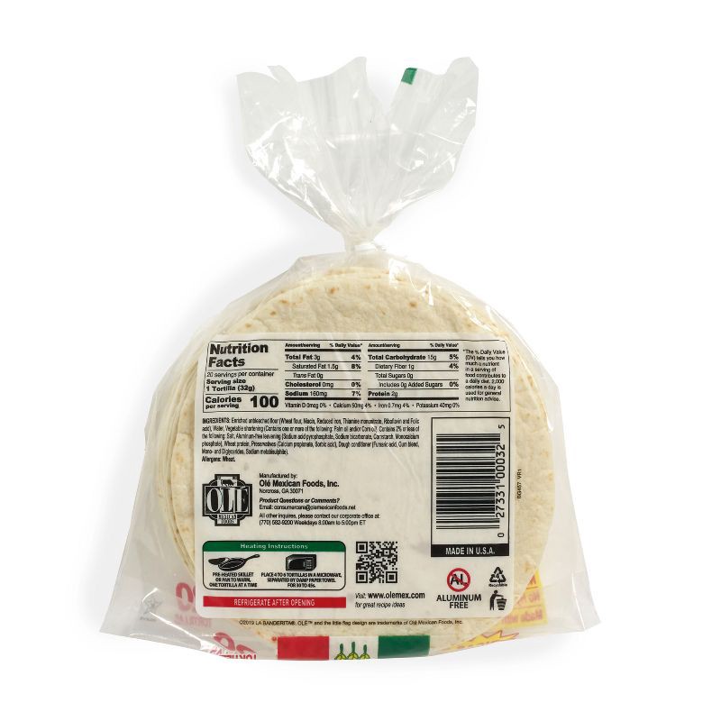 slide 2 of 4, La Banderita Family Pack Flour Tortillas - 22.5oz/20ct, 22.5 oz, 20 ct
