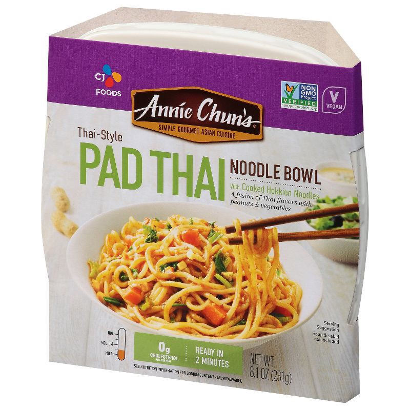 slide 2 of 6, Annie Chuns Annie Chun's Vegan Noodle Bowl Pad Thai - 8.1oz, 8.1 oz