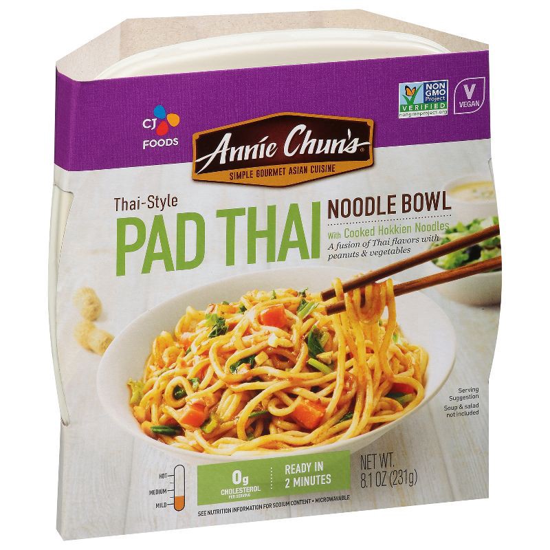 slide 3 of 6, Annie Chuns Annie Chun's Vegan Noodle Bowl Pad Thai - 8.1oz, 8.1 oz