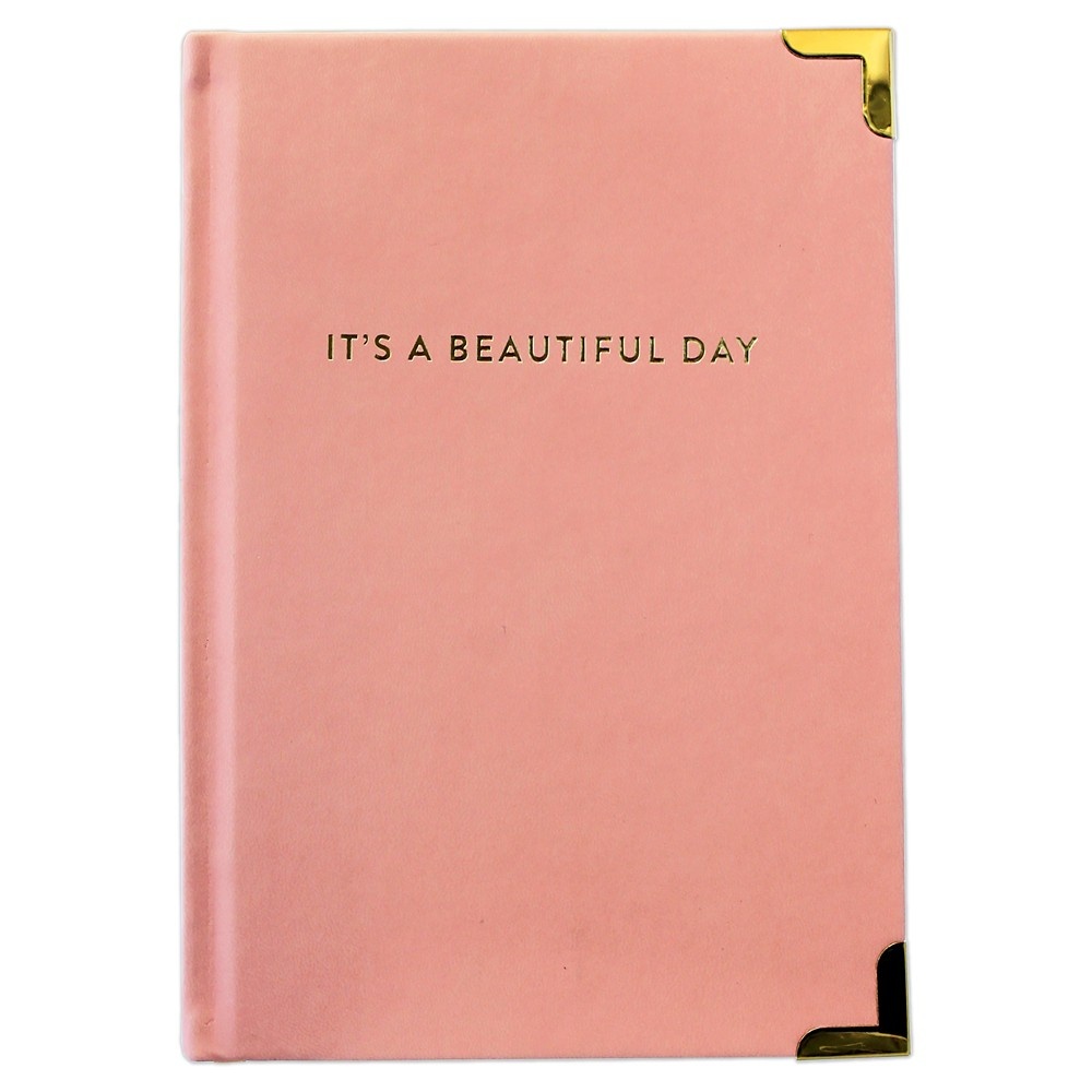 slide 2 of 2, Eccolo Lined Journal Hardcover with Gold Corners - Colors Vary, 1 ct