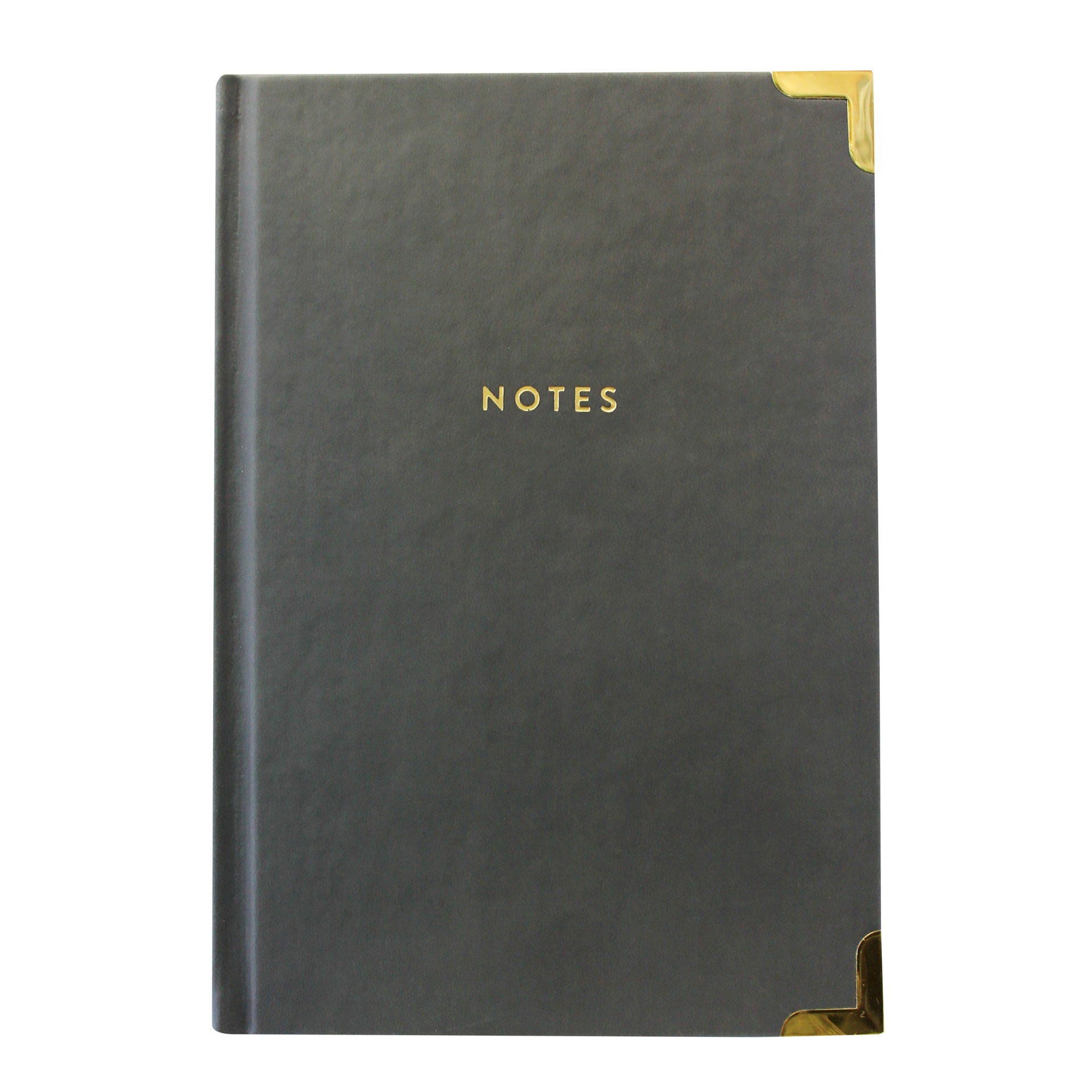 slide 1 of 2, Eccolo Lined Journal Hardcover with Gold Corners - Colors Vary, 1 ct