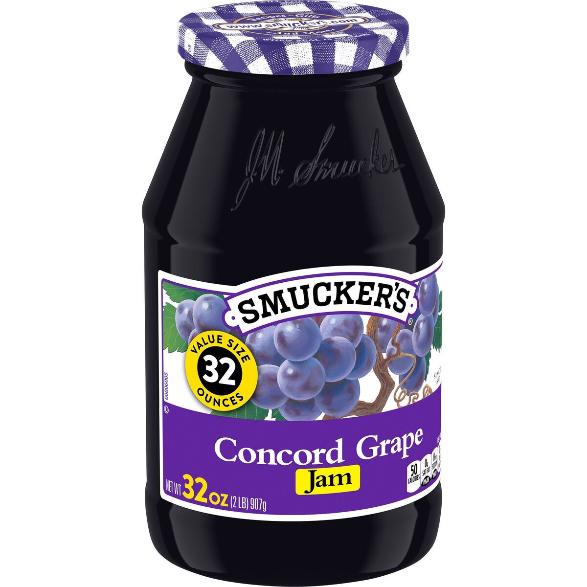 slide 2 of 8, Smucker's Concord Grape Jam, 32 oz