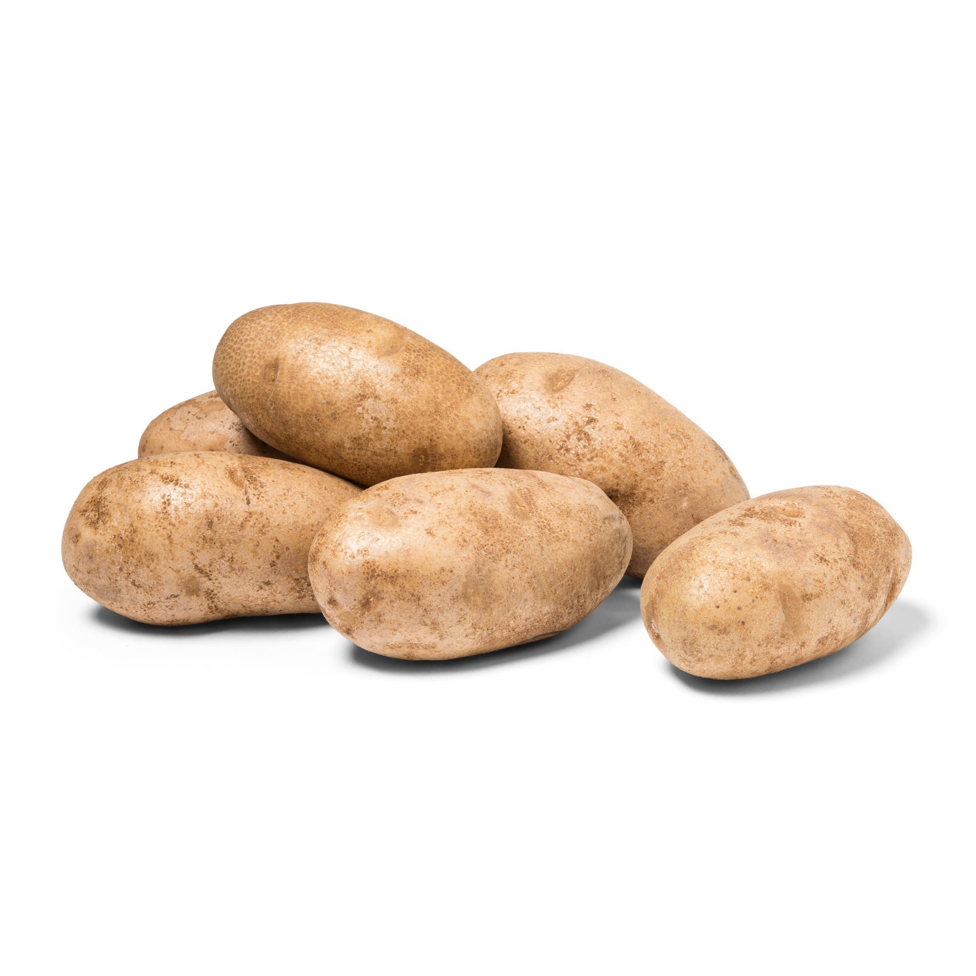 slide 1 of 2, Organic Russet Potatoes, 3 lb