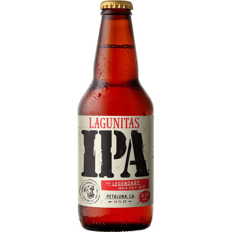 slide 3 of 4, Lagunitas IPA Beer - 6pk/12 fl oz Bottles, 6 ct; 12 fl oz