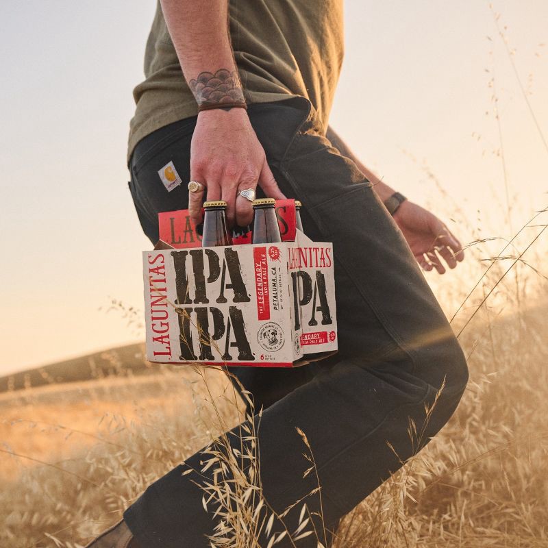 slide 4 of 6, Lagunitas IPA Beer - 6pk/12 fl oz Bottles, 6 ct; 12 fl oz