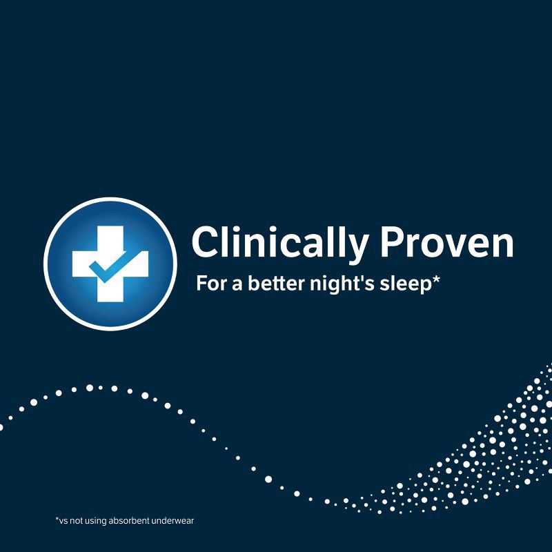 slide 8 of 12, Goodnites Girls' Disposable Nighttime Underwear - Size L - 34ct, 34 ct