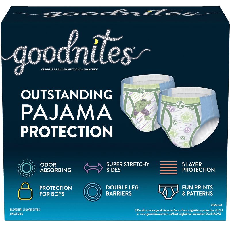 Goodnites Boys' Nighttime Bedwetting Underwear - S/M - 44ct 44 ct