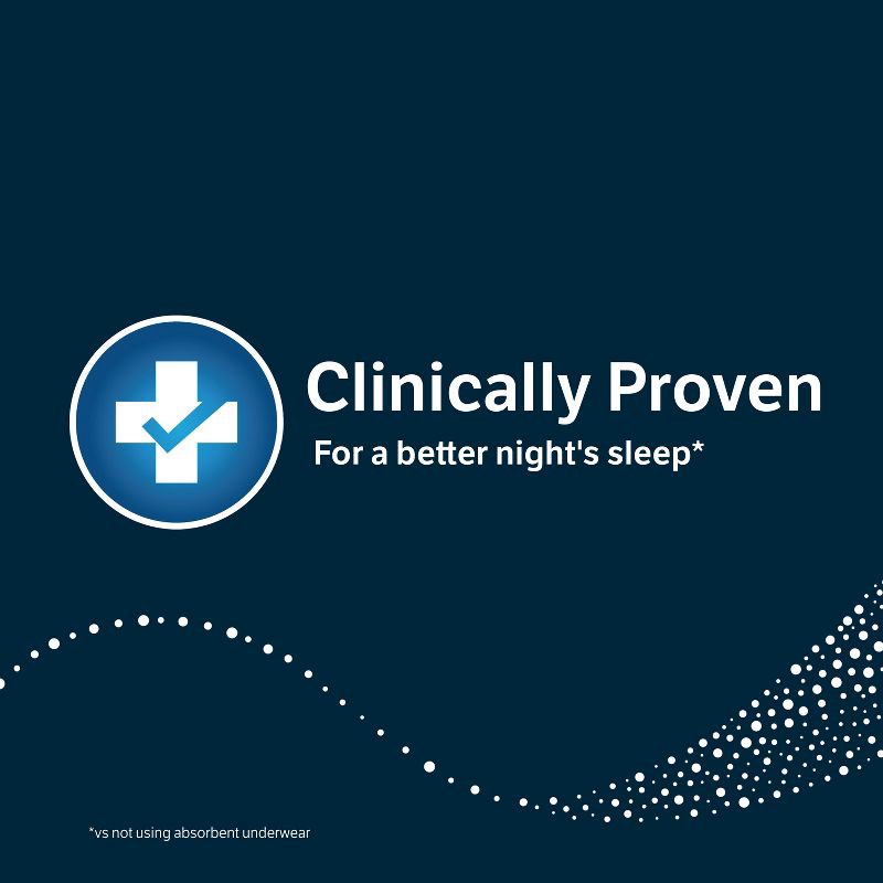 slide 8 of 11, Goodnites Boys' Disposable Nighttime Underwear - Size S/M - 44ct, 44 ct