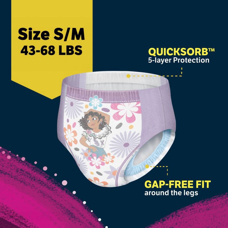 slide 3 of 13, Goodnites Girls' Nighttime Bedwetting Underwear - S/M - 44ct, 44 ct