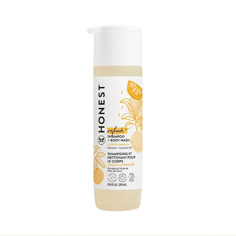 slide 1 of 5, The Honest Company Refresh Shampoo + Body Wash- Citrus Vanilla - 10 fl oz, 10 fl oz