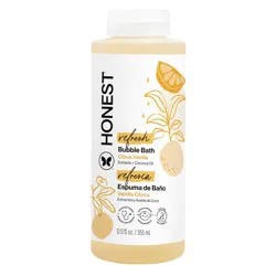 The Honest Company Refresh Bubble Bath - Citrus Vanilla - 12 fl oz: Sensitive Skin, Gel, Paraben-Free, Squeeze Bottle