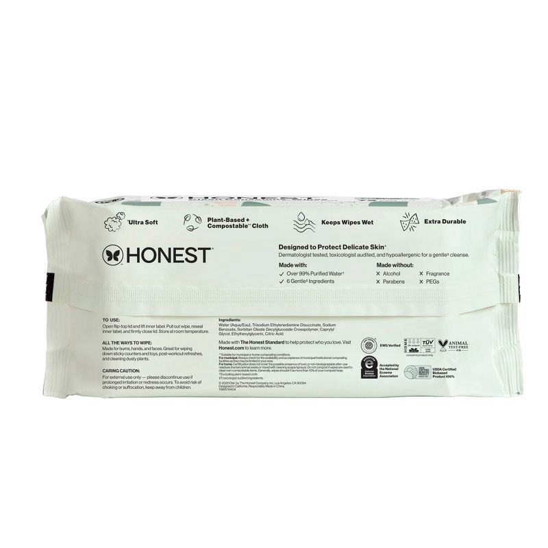 slide 10 of 13, The Honest Company Sensitive Skin Baby Wipes - Geo Mood - 60ct, 60 ct