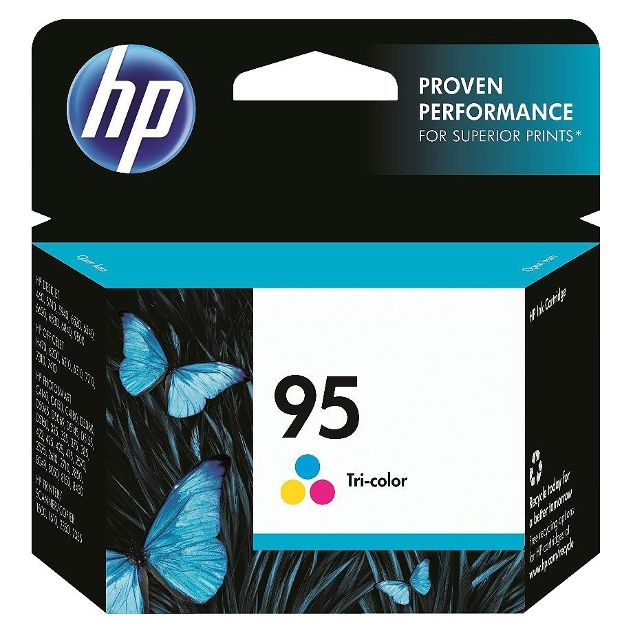 slide 1 of 1, HP 95 Printer Ink Cartridge (C8766WN#140), 1 ct