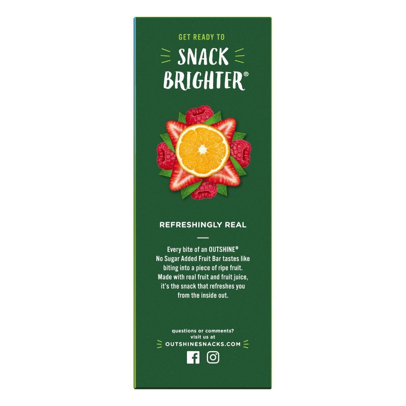 slide 9 of 11, Outshine Strawberry, Raspberry, Tangerine Frozen Fruit Bar - 12ct, 12 ct