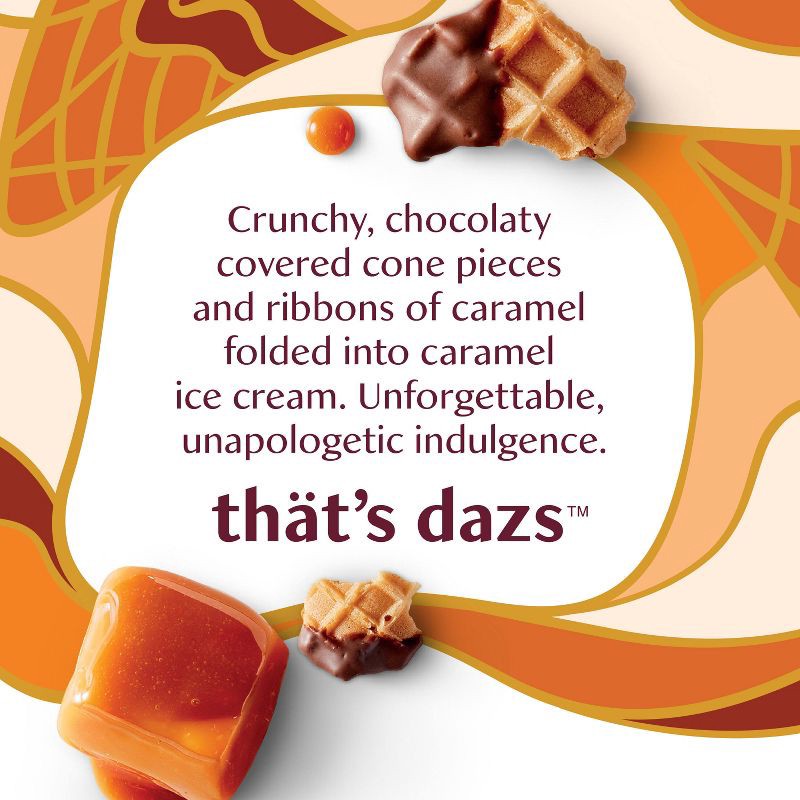 slide 13 of 15, Haagen-Dazs Caramel Cone Ice Cream - 14oz, 14 oz