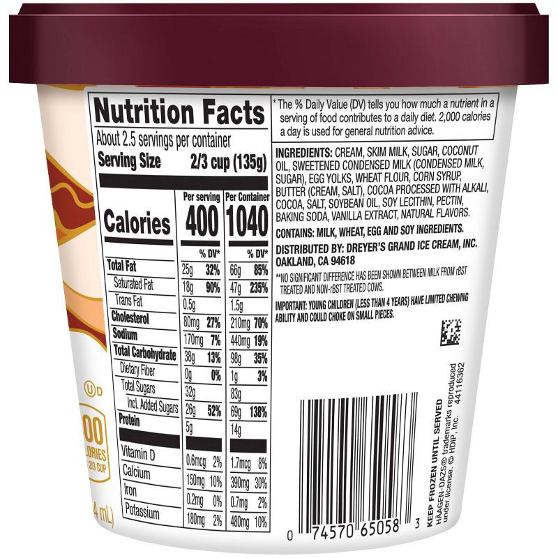 slide 14 of 15, Haagen-Dazs Caramel Cone Ice Cream - 14oz, 14 oz
