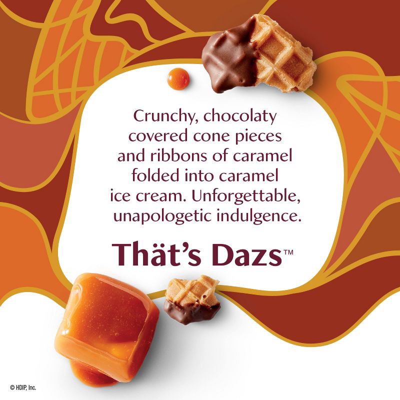 slide 4 of 15, Haagen-Dazs Caramel Cone Ice Cream - 14oz, 14 oz