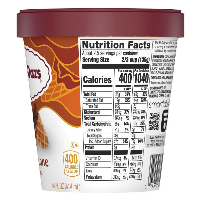 slide 8 of 15, Haagen-Dazs Caramel Cone Ice Cream - 14oz, 14 oz