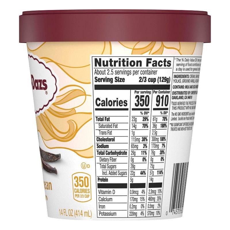 slide 6 of 15, Haagen-Dazs Haagen Dazs Vanilla Bean Ice Cream - 14oz, 14 oz