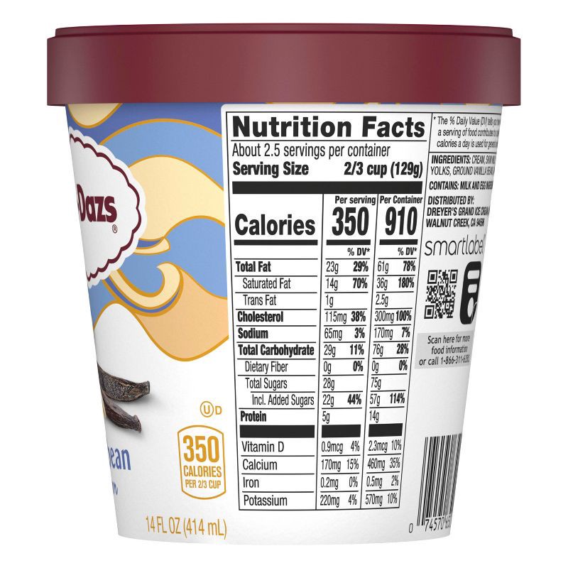 slide 5 of 15, Haagen-Dazs Haagen Dazs Vanilla Bean Ice Cream - 14oz, 14 oz