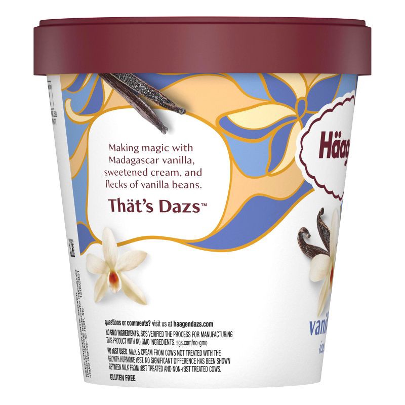 slide 9 of 15, Haagen-Dazs Haagen Dazs Vanilla Bean Ice Cream - 14oz, 14 oz