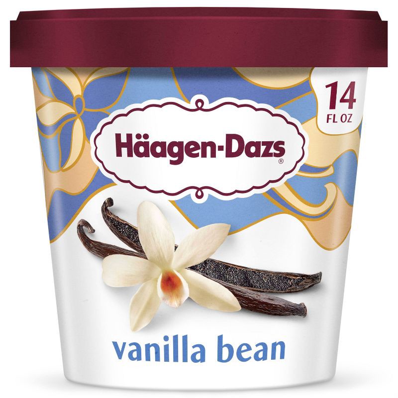 slide 1 of 15, Haagen-Dazs Haagen Dazs Vanilla Bean Ice Cream - 14oz, 14 oz