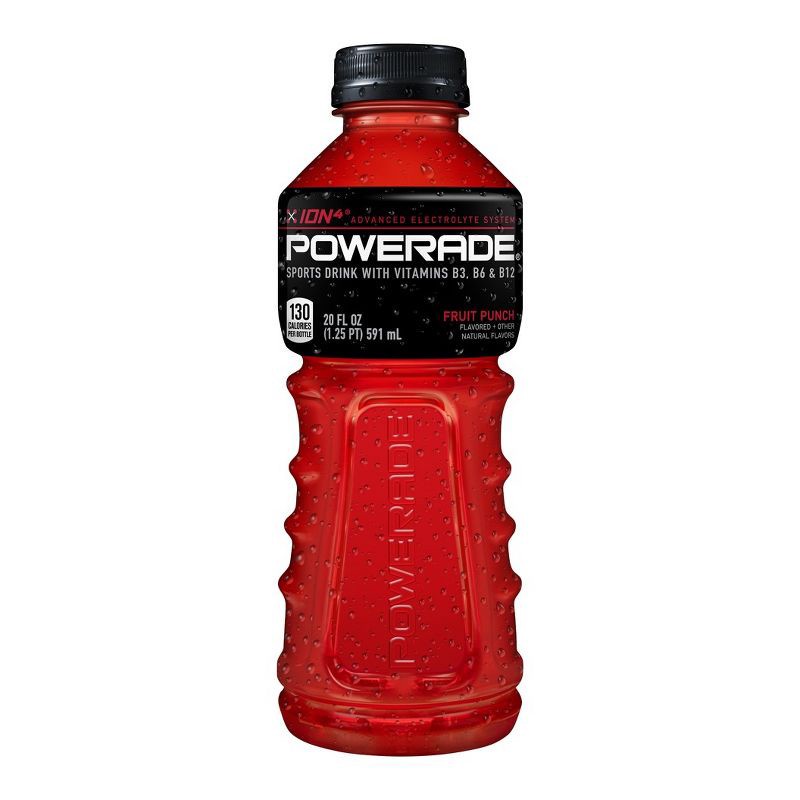 slide 1 of 3, POWERADE Fruit Punch Sports Drink - 20 fl oz Bottle, 20 fl oz