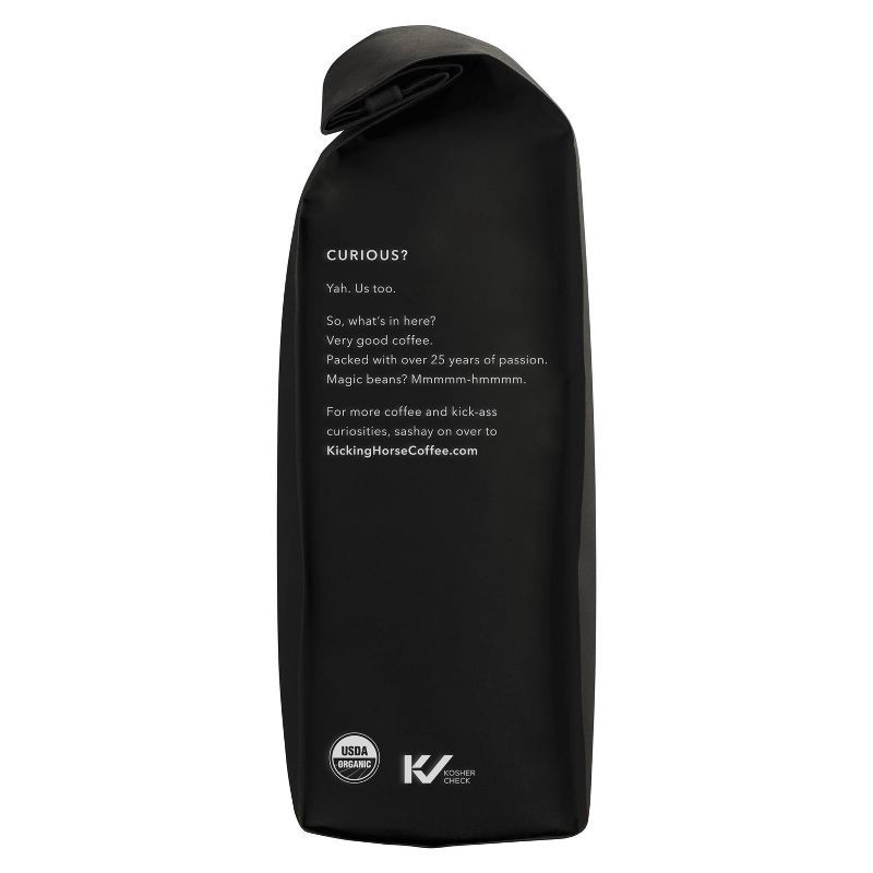 slide 5 of 6, Kicking Horse Coffee Kick *** Dark Roast Fair Trade Certified Organic Whole Bean Coffee - 10oz, 10 oz