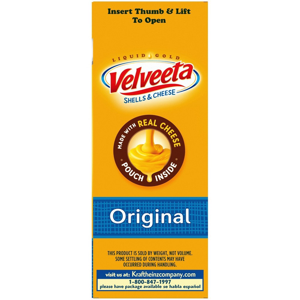 Velveeta Shells & Cheese Original Shell Pasta & Cheese Sauce Value Size ...