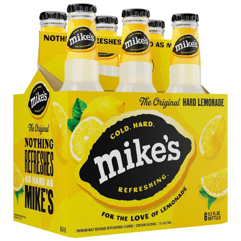 slide 8 of 16, Mike's Hard Lemonade - 6pk/11.2 fl oz Bottles, 6 ct; 11.2 fl oz