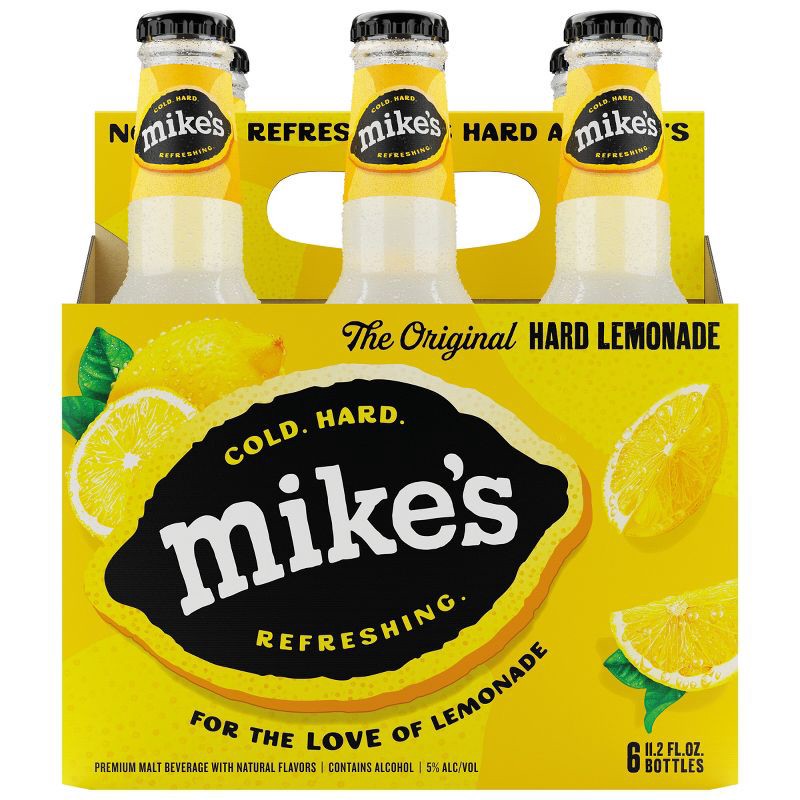 slide 10 of 16, Mike's Hard Lemonade - 6pk/11.2 fl oz Bottles, 6 ct; 11.2 fl oz