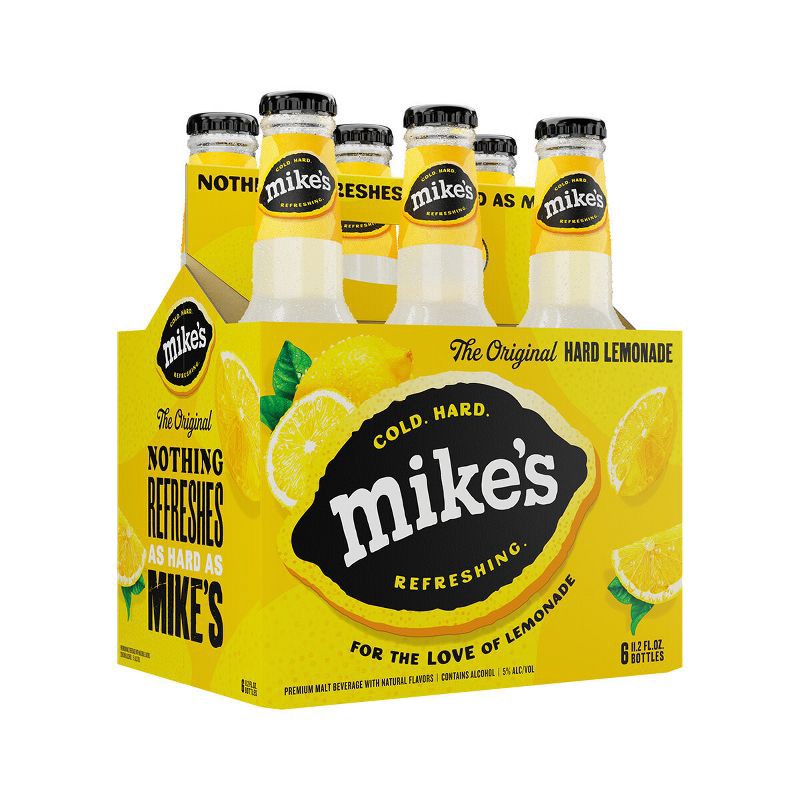 slide 1 of 16, Mike's Hard Lemonade - 6pk/11.2 fl oz Bottles, 6 ct; 11.2 fl oz