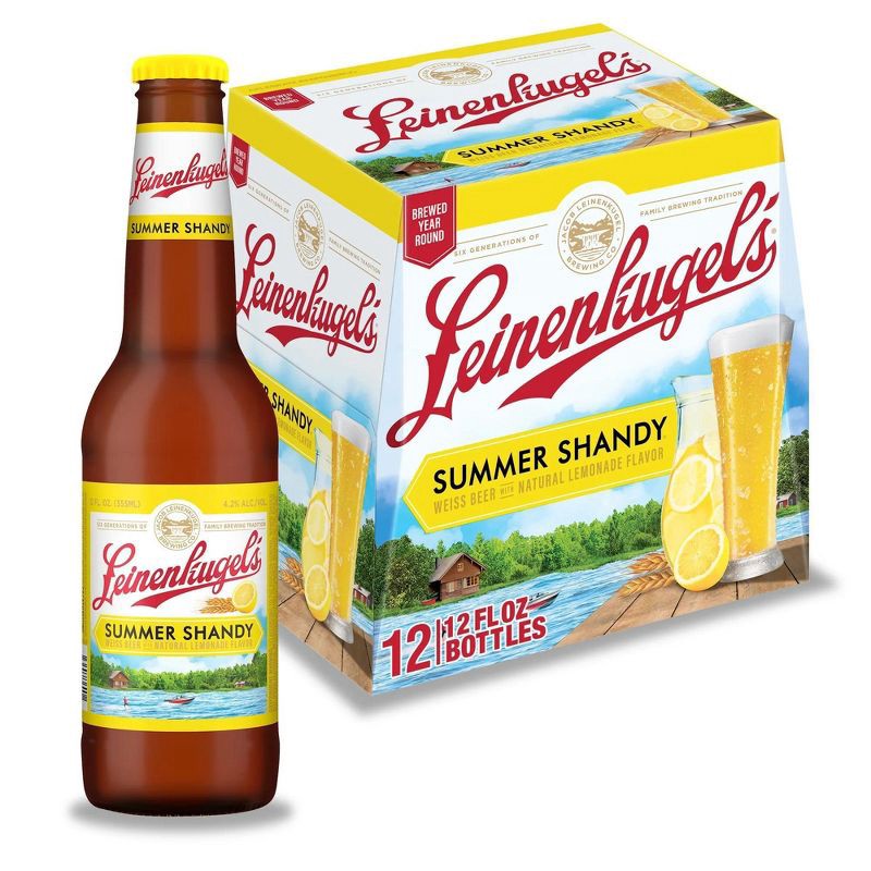 slide 1 of 8, Leinenkugel's Summer Shandy Beer - 12pk/144 fl oz Bottles, 12 ct; 144 fl oz