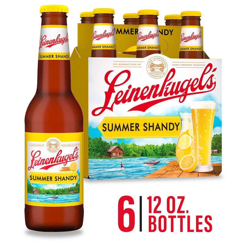 slide 1 of 8, Leinenkugel's Summer Shandy Beer - 6pk/72 fl oz Bottles, 6 ct, 72 fl oz