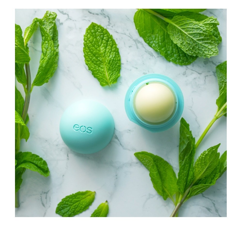 slide 4 of 5, eos Organic Lip Balm - Sweet Mint, 1 ct