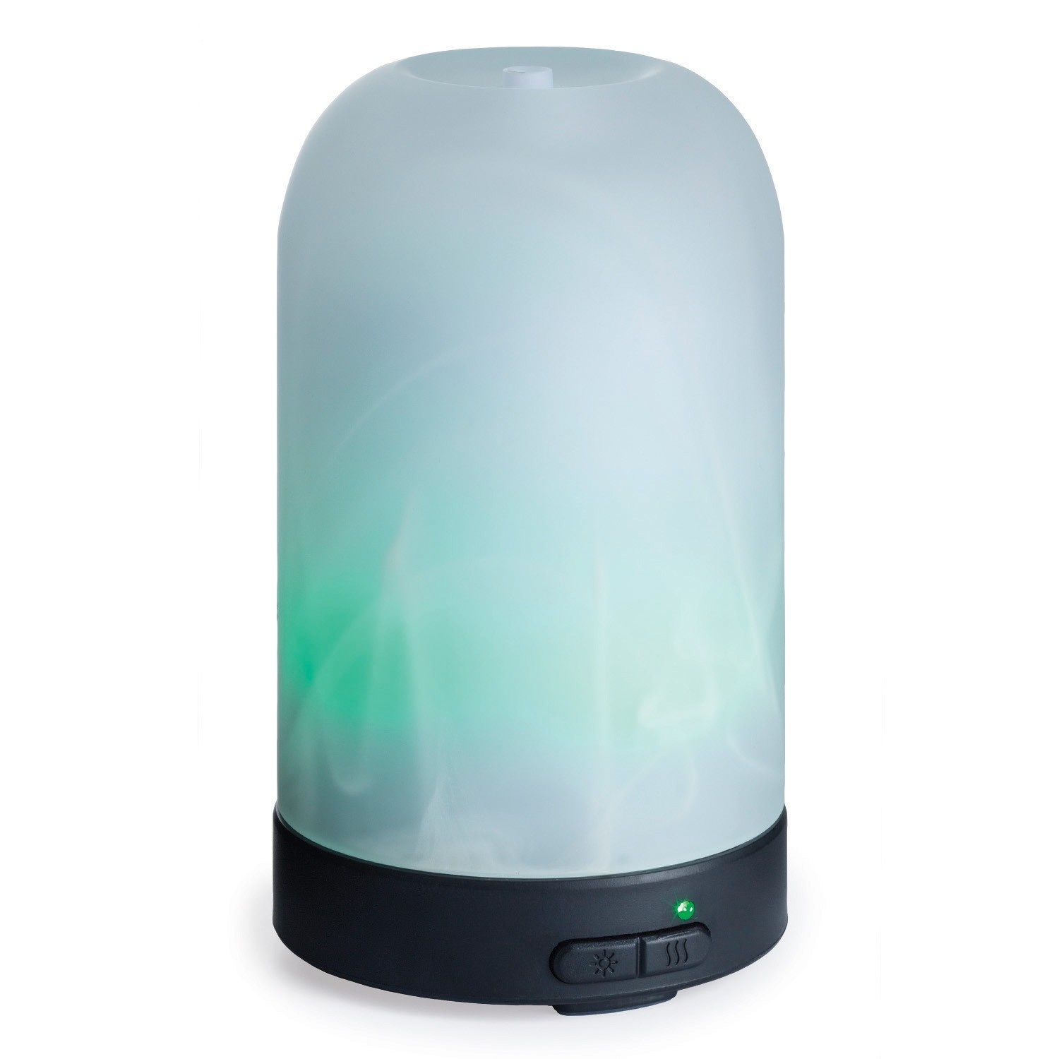 slide 1 of 3, Essential Oil Diffuser - Airome Ultrasonic Diffuser - Frosted Glass - Candle Warmers Etc, 1 ct