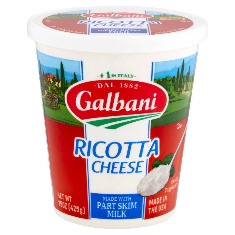 slide 1 of 7, Galbani Part Skim Milk Ricotta Cheese - 15oz, 15 oz