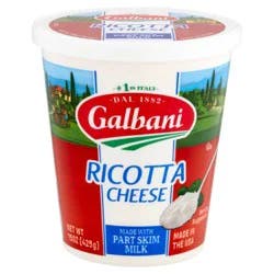 Galbani Part Skim Milk Ricotta Cheese - 15oz
