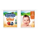Stonyfield Organic YoBaby Apple & Blueberry Whole Milk Baby Probiotic Yogurt - 24oz/6ct