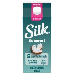 Silk Unsweet Coconut Milk - 0.5gal
